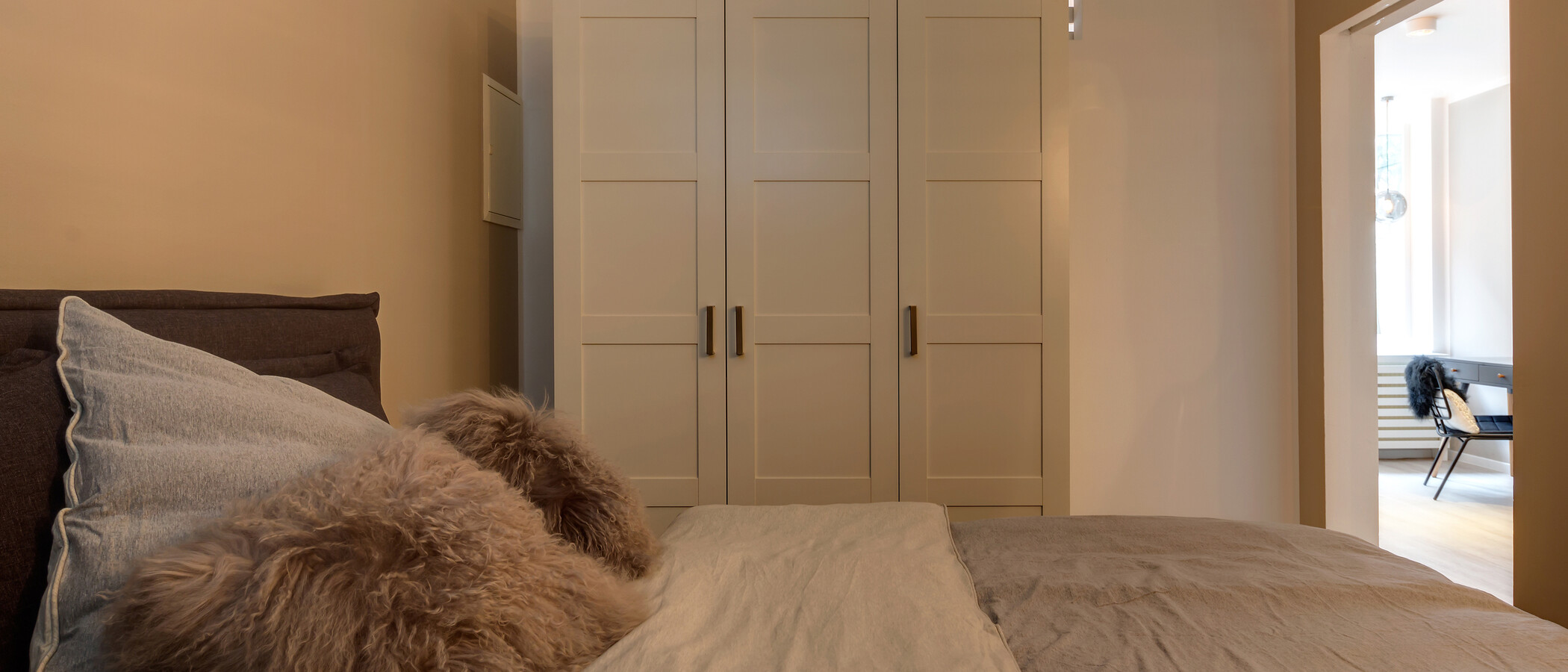 appartamento München Schwabing-West (rund um den Hohenzollernplatz) 04 zona notte 9957