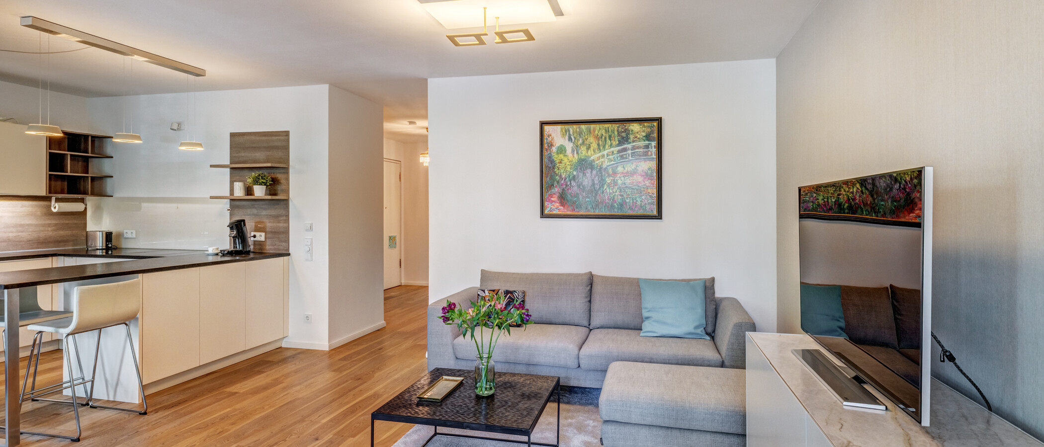 appartamento München Ludwigsvorstadt 04 zona living 9983