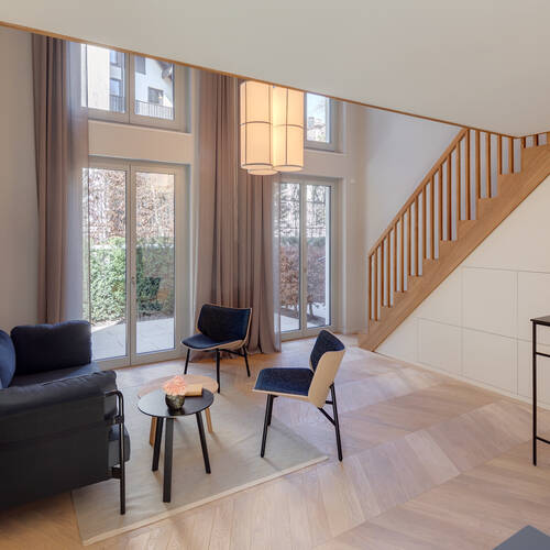maisonnette con galleria a 1.5 camere | Monaco di Baviera-Herzogpark | 12522