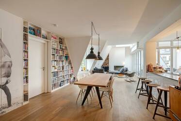Maisonnette con galleria ben arredata, a Glockenbachviertel