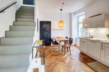 Maisonette ben arredata, a Schwabing-West