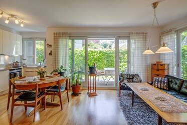 Appartamento con giardino ben arredato, a Thalkirchen