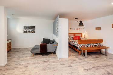 Tranquillo appartamento tipo loft con piccolo giardino