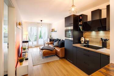 Moderno appartamento al piano terra con terrazza e garage