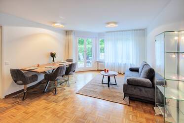 Appartamento con giardino ben arredato, a Au-Haidhausen