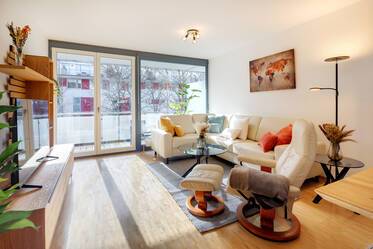 Appartamento di 2,5 locali centrale ma tranquillo con ampio balcone