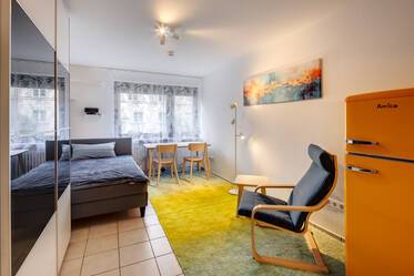 Monolocale completamente attrezzato in posizione tranquilla