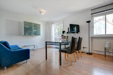 Nur für Firmenkunden, südlich vom Zentrum gelegene 1-Zimmer-Wohnung mit Balkon