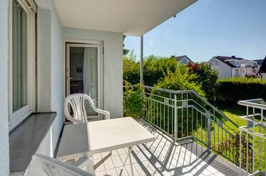 Appartamento con giardino ben arredato, a Garching