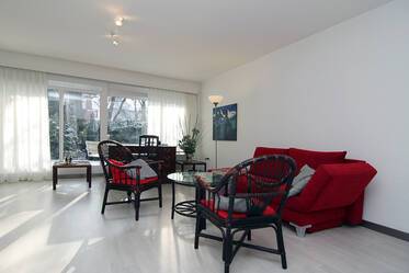 Appartamento con giardino ben arredato, a Solln