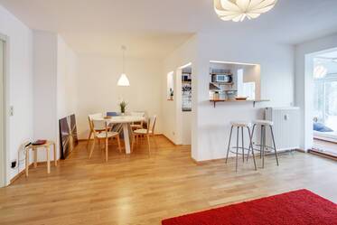 Appartamento ammobiliato con giardino vicino a Kolumbusplatz