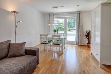 In affitto: appartamento arredato al piano terra con balcone