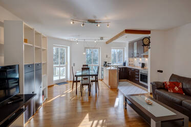 Spazioso appartamento bilocale con garage duplex