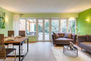 Isarhochufer: Sehr schönes möbl. 4-Zi-Reihenhaus