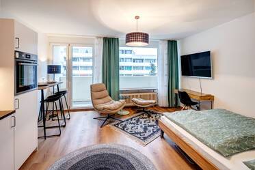 Monolocale in affitto con bagno moderno