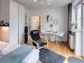 appartamento München Neuhausen 03 zona living 11266
