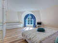 attico con terrazzo München Menterschwaige 01 camera da letto 11267