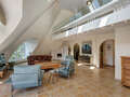 attico con terrazzo München Menterschwaige 01 zona living 11267
