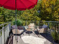 attico con terrazzo München Menterschwaige 02 terrazza sul tetto 11267
