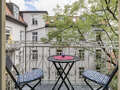 appartamento München Schwabing (links der Leopoldstraße) 01 balcone 1262