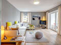 appartamento München Nymphenburg 02 zona living 13454
