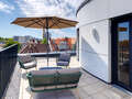 attico con terrazzo München Pasing 01 terrazza sul tetto 13619