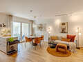 appartamento München Neuhausen 01 zona living 13994
