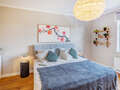 attico München Neuhausen 02 camera da letto 14555