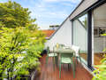 attico con terrazzo München Ludwigsvorstadt 02 terrazza sul tetto 14956