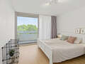 appartamento München Arabellapark 01 camera da letto 14958