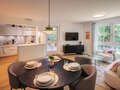 appartamento con giardino München Gärtnerplatzviertel 04 zona living 15016