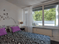 attico con terrazzo München Neuhausen 01 camera da letto 2774