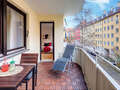 appartamento München Schwabing-West (rund um den Hohenzollernplatz) 01 balcone 3827