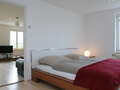attico con terrazzo München Lehel 01 zona notte 3850