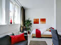 appartamento München Lehel 02 zona living 5113