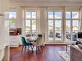 attico con terrazzo München Fasanerie 01 zona living 6919