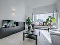 attico con terrazzo München Arabellapark 02 soggiorno 7279