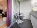 abitazione München Arabellapark 01 balcone 7848
