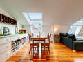 attico con terrazzo München Gärtnerplatzviertel 05 zona living 9135