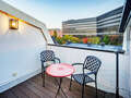 attico con terrazzo München Gärtnerplatzviertel 01 terrazza sul tetto 9135