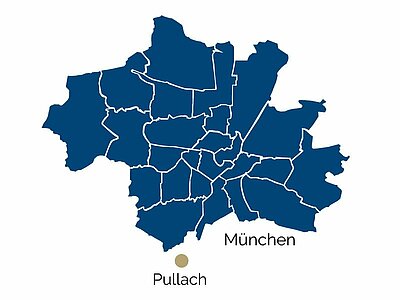 Mappa di Pullach im Isartal e dintorni 