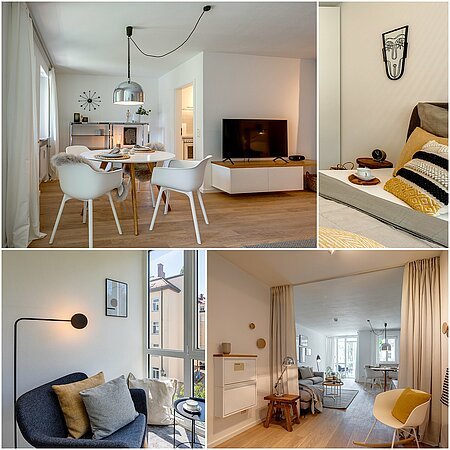 ID 361: Münchner Freiheit: appartamento arredato con stile