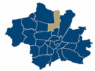 Mappa quartiere residenziale Am Hart 