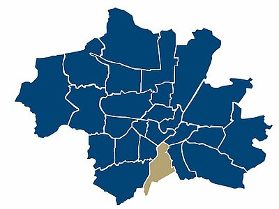 Posizione di Harlaching Mappa di Harlaching