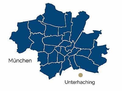 Mappa di Unterhaching