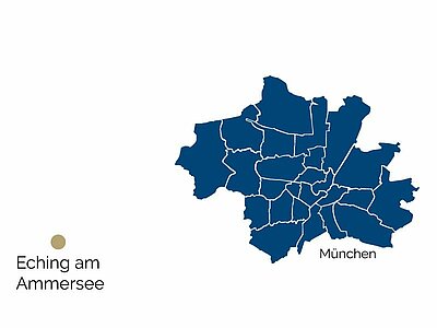 Mappa di Eching am Ammersee