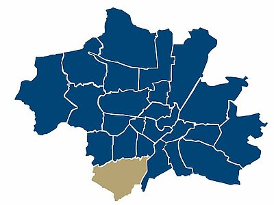 Mappa di Parkstadt Solln