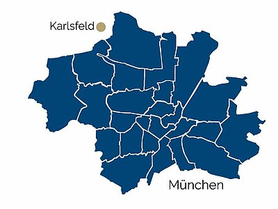 Mappa di Karlsfeld 