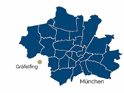 Mappa di Gräfelfing