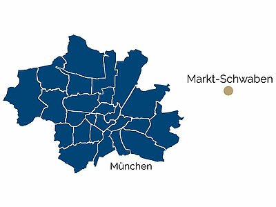 Mappa di Markt Schwaben 